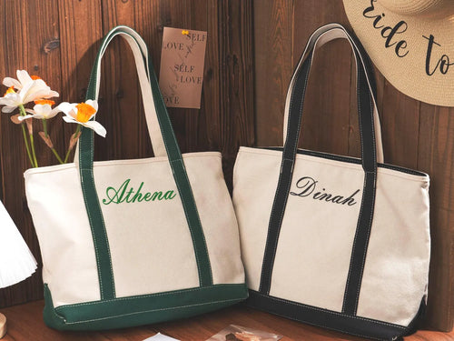 Custom Name Tote Bag